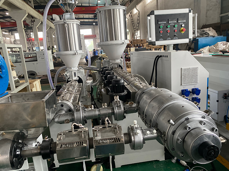 HDPE20-63盤管擠出生產線 塑料管材生產設備 擠出設備 張家港管材擠出機